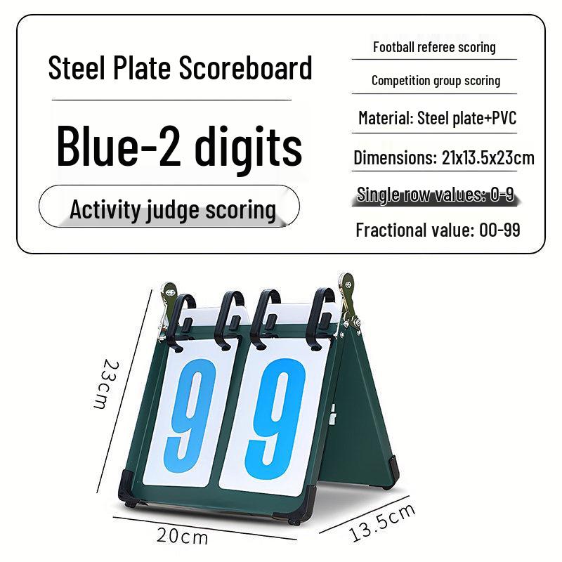 Multi-Sport Flip Scoreboard for Basketball, Billiards, Table Tennis, and Volleyball