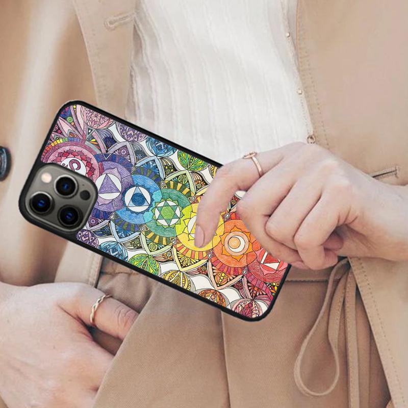 

The Mandala Chakra Insist Yoga Magnetic Phone Case For APPLE iPhone 17 Air 16 14 13 12 Pro Max 15 Plus Wireless MagSafe Cover iPhone 14