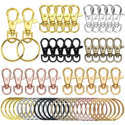 10Pcs/Lot 23/32/36/38mm Lobster Clasp Hooks Keychain 6 Colors DIY Jewelry Making Finding for Necklace Bracelet Chain Supplies