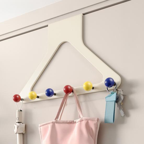 Hanger Rack Heavy Duty Coats Hats Scarves Coat Hanger Organizer Damage-Free Installation