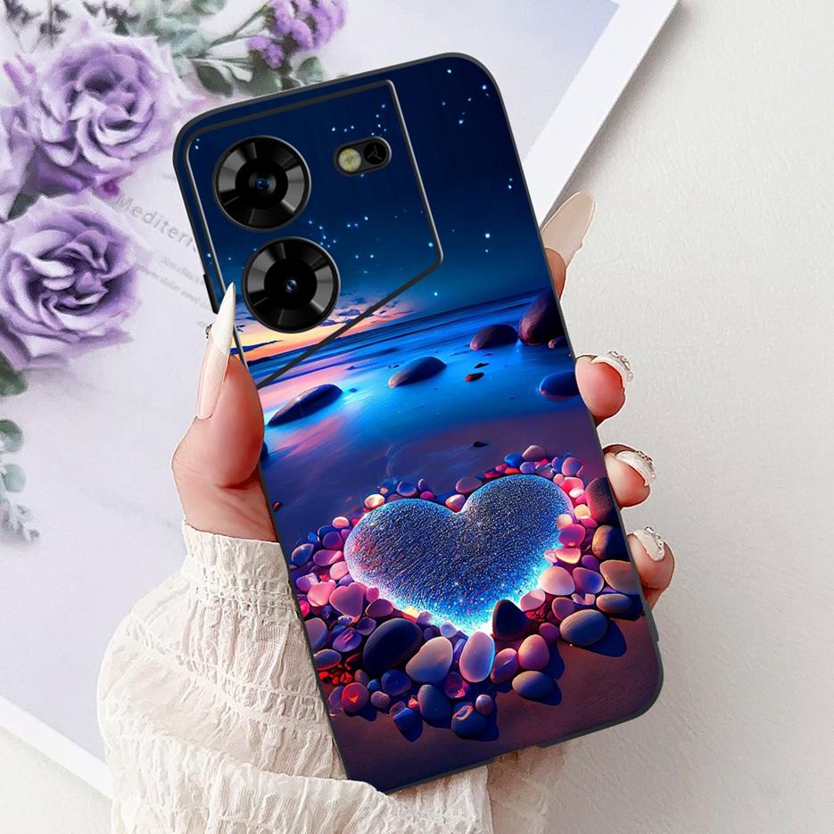 For Tecno Pova 5 Case LH7n Cute Fashion Pattern Cover Soft TPU Phone Cases For Tecno Pova 5 Pro LH8n Pova5 Pro Back Cover Bumper