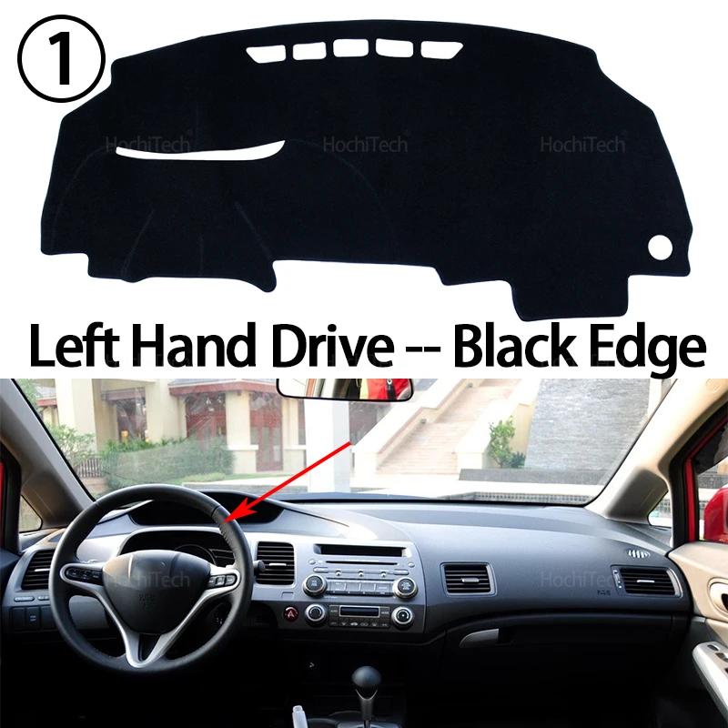 For Honda Civic 8 2006-2011 FB FK FA FD High Quality Dashboard Cover Board Anti-Slip Mat Protect Pad Car Sunshade Carpet Rug