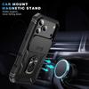 Protection Cover Hard Ring Case for Iphone 17 Pro Max 16e 15 17 Air 14 Plus 13 12 Pro Iphone16 Iphone17 Slide Lens Covers