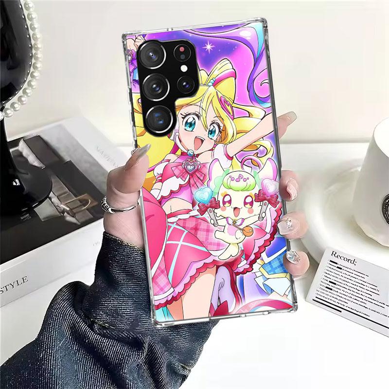 Pretty Cure Anime Soft Phone Case For Samsung Galaxy S22 S23 S24 S25 Edge S26 Ultra S20 FE S21 Plus + Fundas Coque Galaxy S20 S2