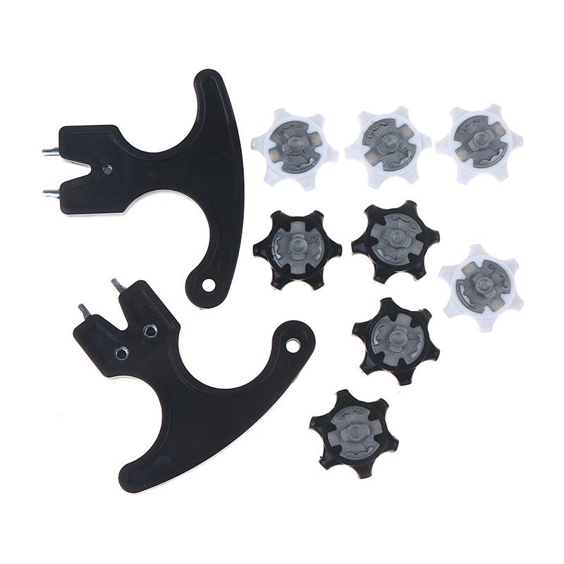 14 Golf Shoe Studs + 1 Wrench Quick-Twist Replacement Studs For Durable And Thin Golf Shoe Studs Golf Accessories