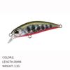 ALASICKAHot 38mm 3.2g Mini Sinking Minnow Fishing Lures Jerkbaits Peche Artificial Bait Wobbler Lure for Trout Bass Carp Fishing