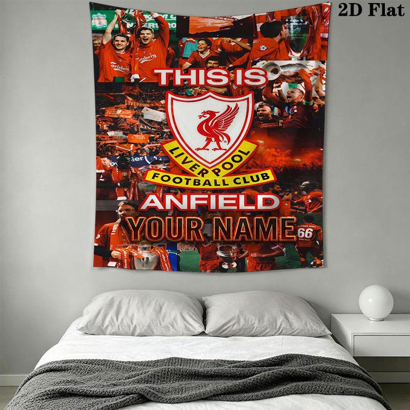 Custom Lfc Wall Hanging Printed Fabric Blanket Decorative Tapestries for Bedroom Living Room Home Decor