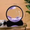 Creative Ornament Hourglass 3d Landscape Flowing Sand Painting For Birthdays Office And Desktop Decor