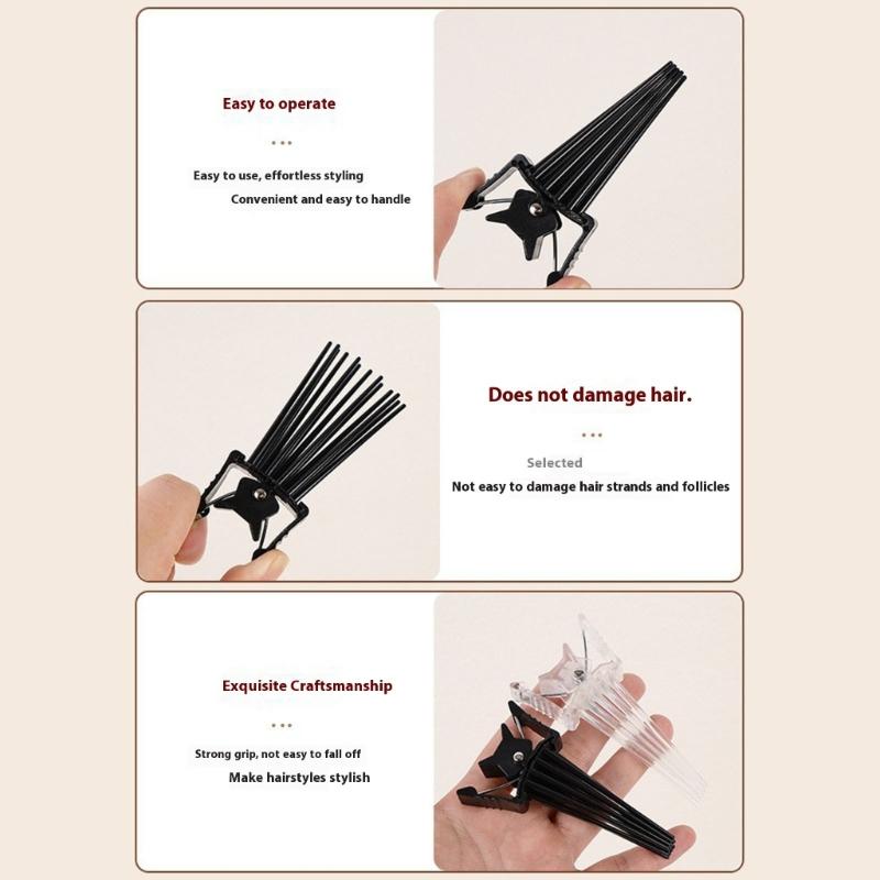 NonSlip Invisible Hair Clips For Root Lift And Volumes Enhancement Plastic Styling Accessories