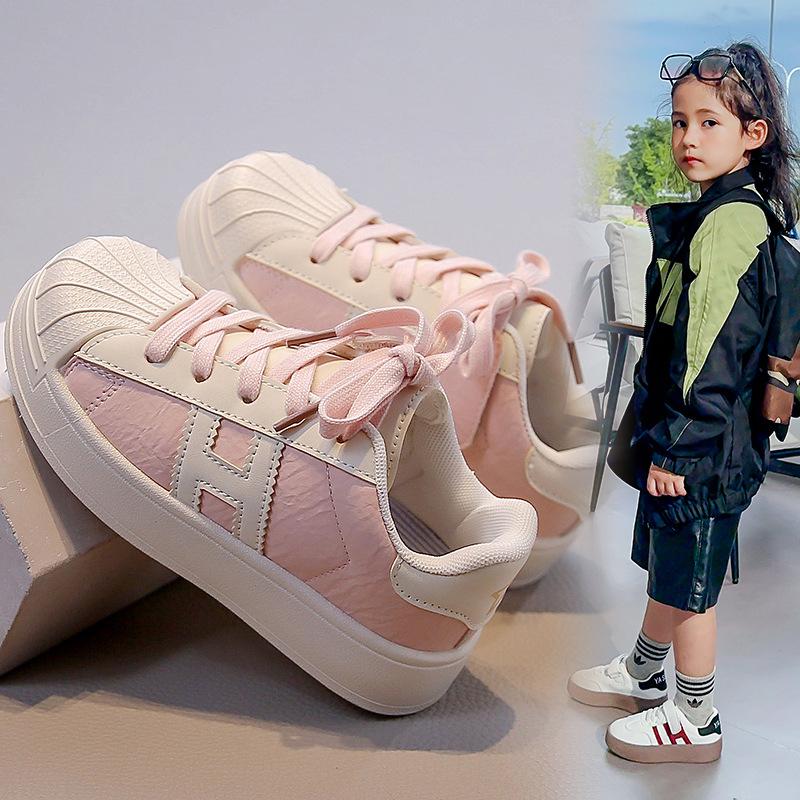 Soft Sole Fashion Cartoon Shell Head Children's Sports Shoes 2025 Summer and Autumn New Casual Boys Board Shoes Girls Tide