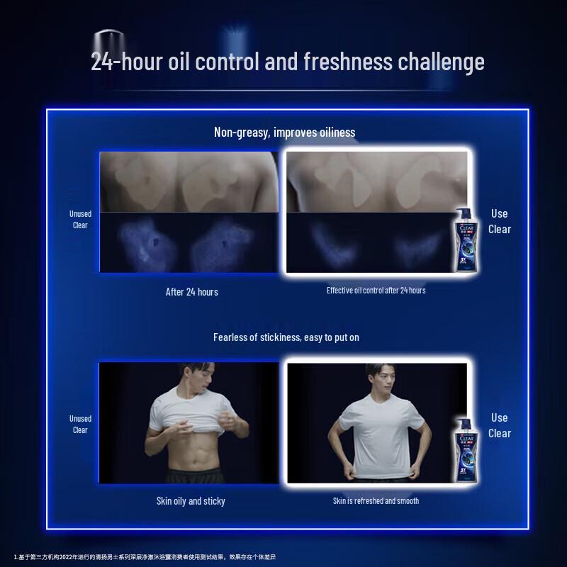 Clear Men Deep Cleanse Oil Control Body Wash