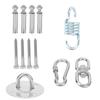 Ceiling Wall Steel Mount Anchor with Bolts Ceiling Buckle Hook Fix Base for Yoga Hammock