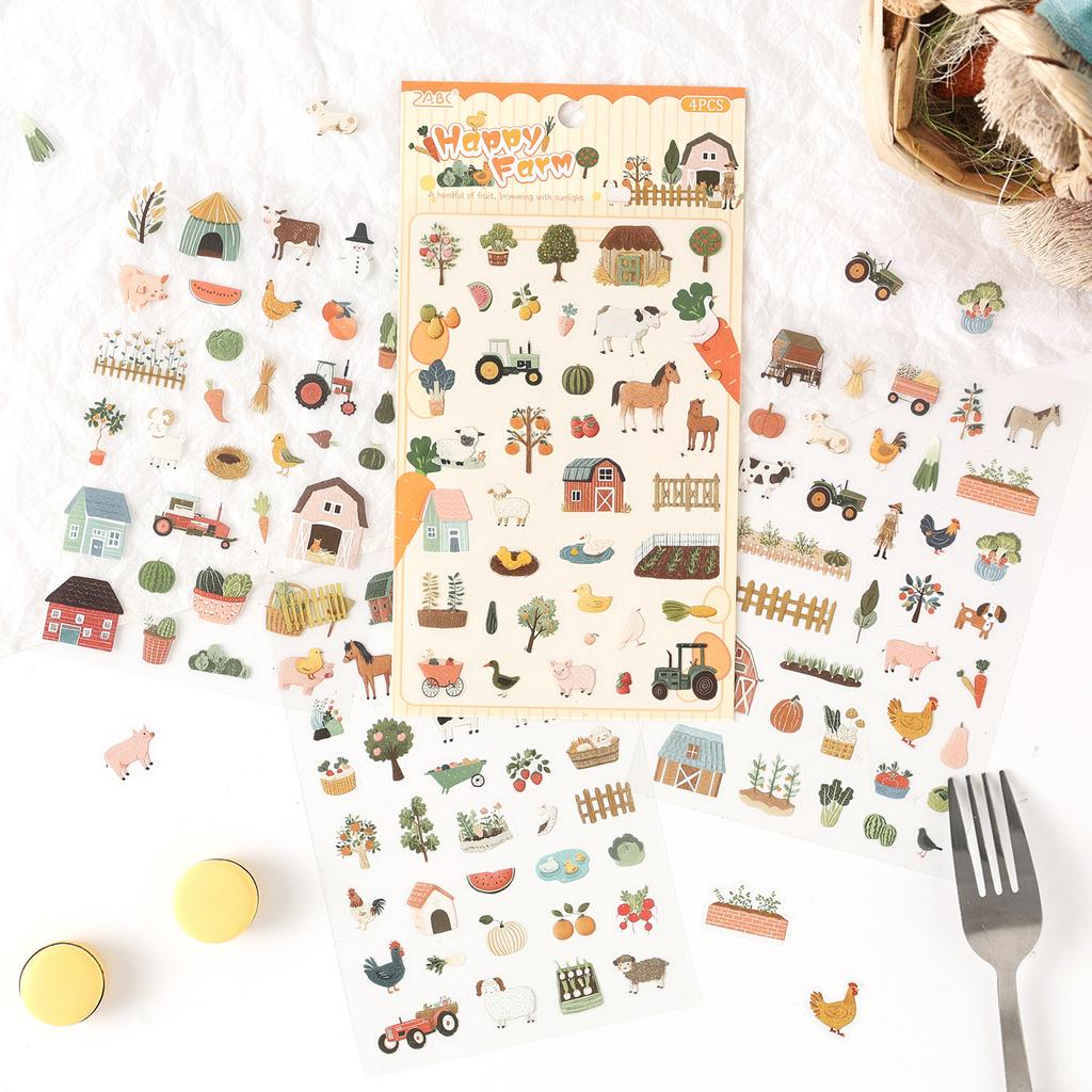 A Fleeting Pleasure Series Cute Life Landscape PET Sticker Creative DIY Journal Material Collage Scrapbooking Stationery