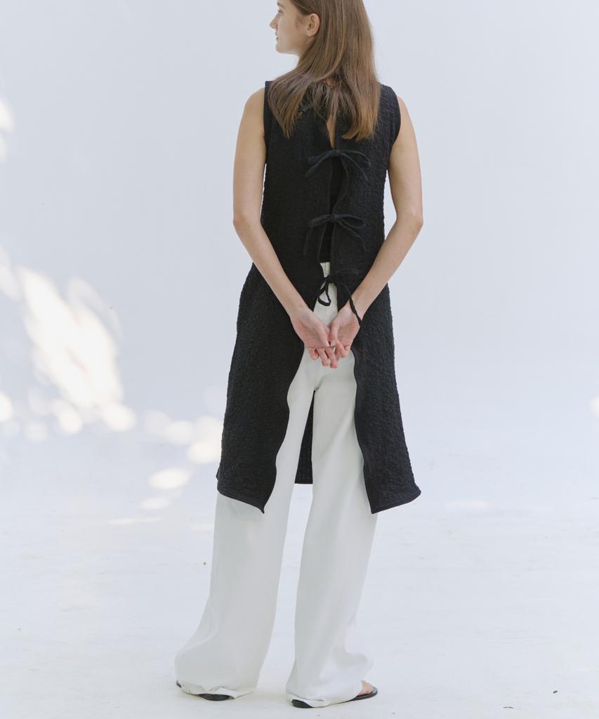 Okuka Layered Dress, Black