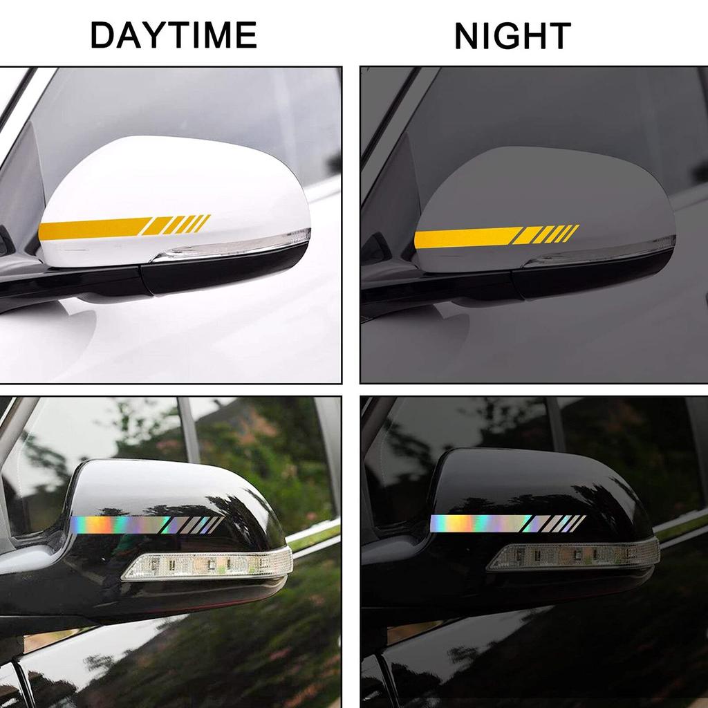 1 Pair Auto Car Sticker Non-fading Fashion Color Stripe Car
