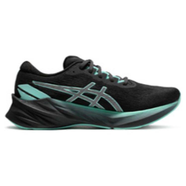 Asics Novablast 3 Lite-Show Wygodny Materiał Skóra Syntetyczna Trwałe Oddychające Niskie Codzienne Buty do Biegania Męskie Sneaker Czarny Szary 1011B727-001