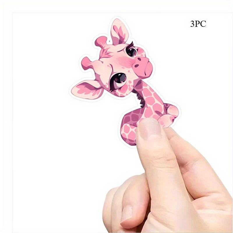 Giraffe Cartoon Grievance Sticker Durable for Laptop, Car, Luggage, Skateboard & More - Perfect for Teens, Adults, Creative Decor & Gifting