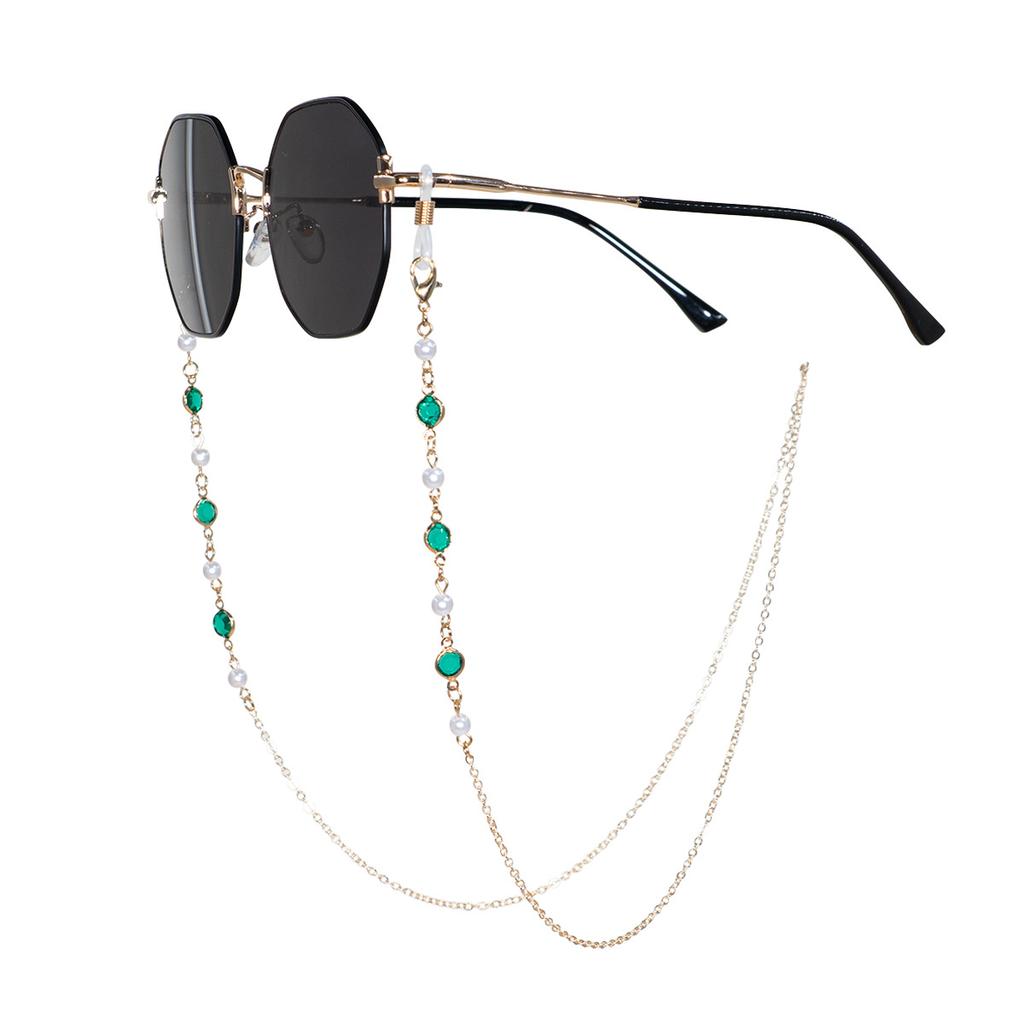 Reading Glasses Rope Colored Neck Hanging Chain Sunglasses Chain Alloy Anti Loss Glasses String For Outdoor Daily Use Reading