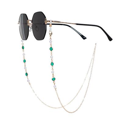 Reading Glasses Rope Colored Neck Hanging Chain Sunglasses Chain Alloy Anti Loss Glasses String For Outdoor Daily Use Reading