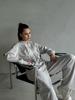 Women's Casual Solid Color Hoodie & Lace-up Pants Two-Piece Set