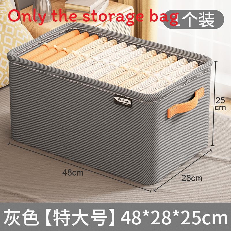 Clothes Storage Bin With Foldable Design For Bedroom Organizing And Home Storage