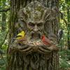 Baum Mann Vogel Fütterungs Skulptur - Outdoor Hängender Futterspender & Futterspender