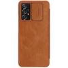 Nillkin Qin Skórzana Kabura Etui Samsung Galaxy A73 Brązowy