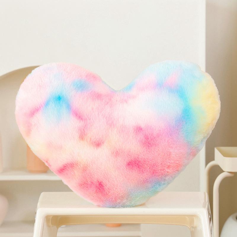 Cartoon Colorful Love Pentagram Throw Pillow Plush Toy Ball Doll Home Sofa Pillow Cushion Rag Doll