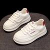 Little White Shoes Women Show Their Feet Small Autumn New Breathable Casual Fashion Versatile Thick-soled Non-slip Sports Board Shoes