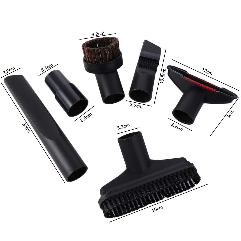 6 In 1 Set Vacuum Cleaner Head Plastic Vacuum Nozzle Suction Vacuum Cleaner Accessories  Sofa