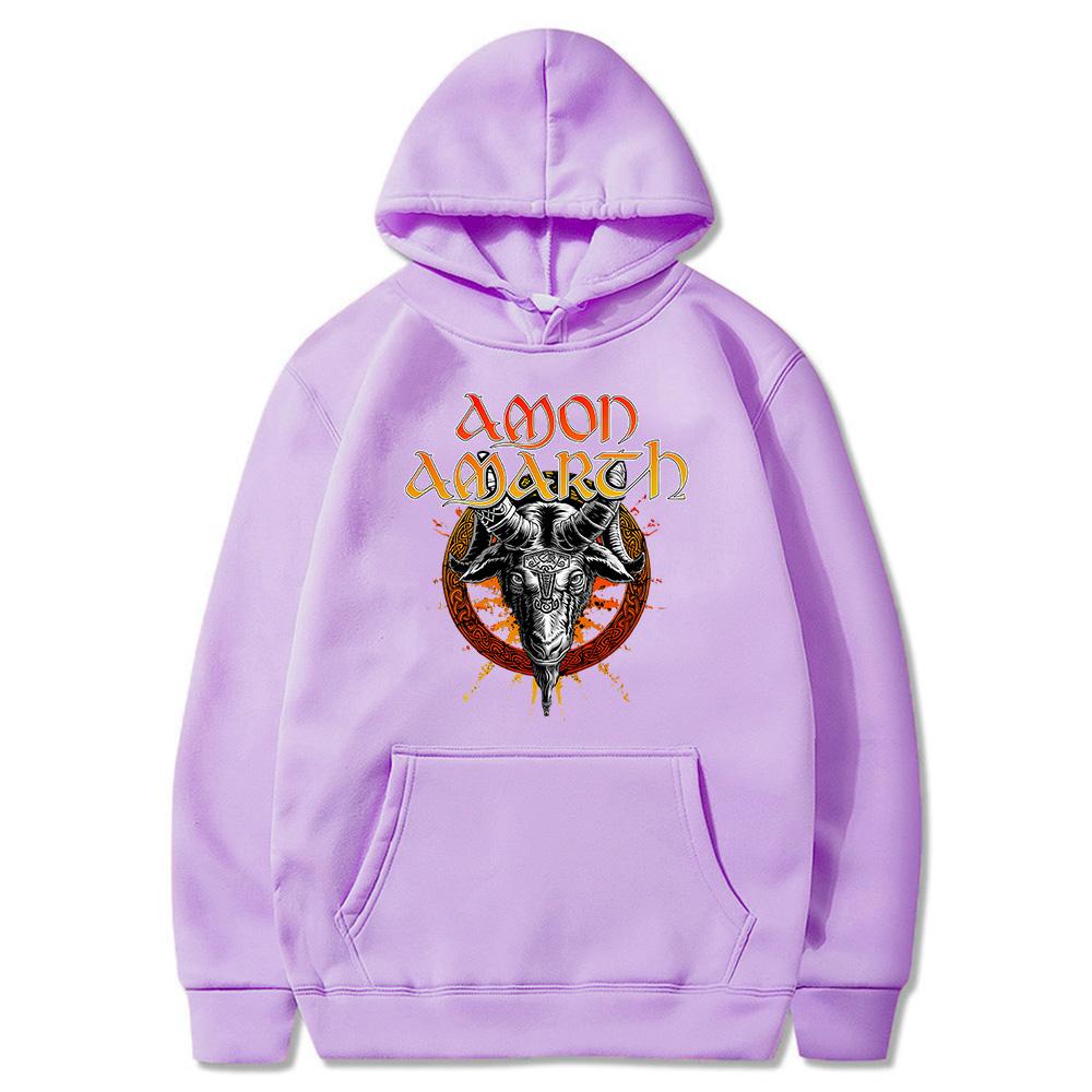 Amon Amarth Heidrun Over Latin America 2024 Hoodie New Oversized Clothing Female Male Sweatshirts Outdoor Casual Pullovers