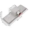 304 Stainless Steel Floor Drain Rectangular Channel Drain Durable Linear Shower Drain  Balcony