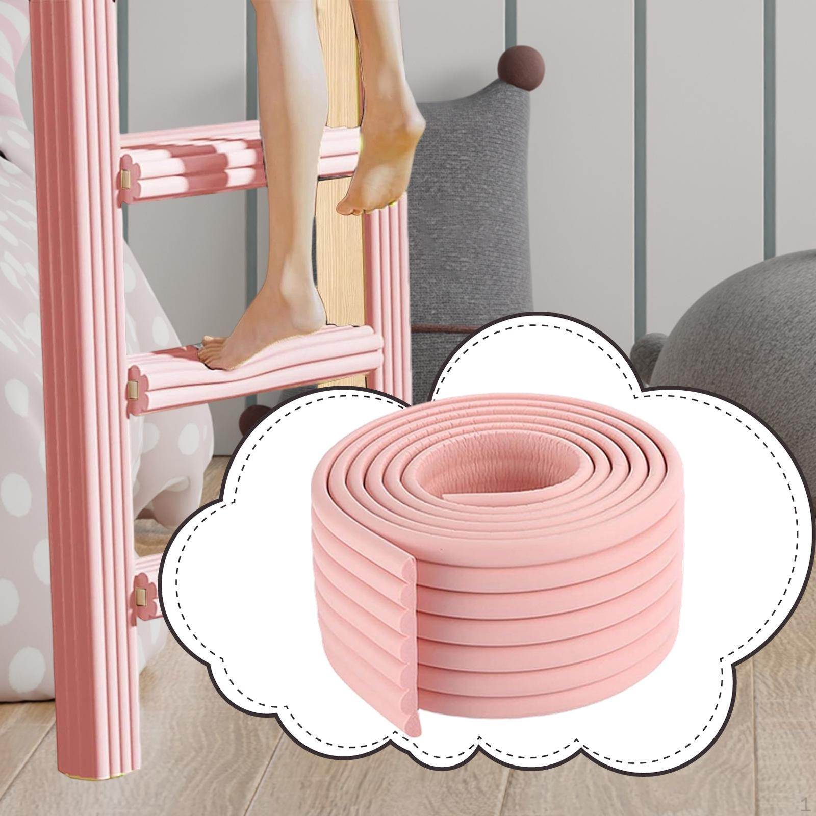 

Защита края Длина 2 м Запасная часть Альпинизм Коврик-подушка Белая отделка для дома розовый