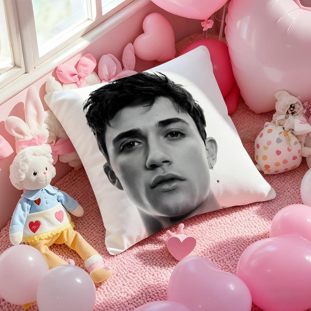 Actor Model J-Jacob Bixenman Cushion Cover Pattern Printed Pillowcase for Living Room Sofa Cushion Cover & Bedroom Decor