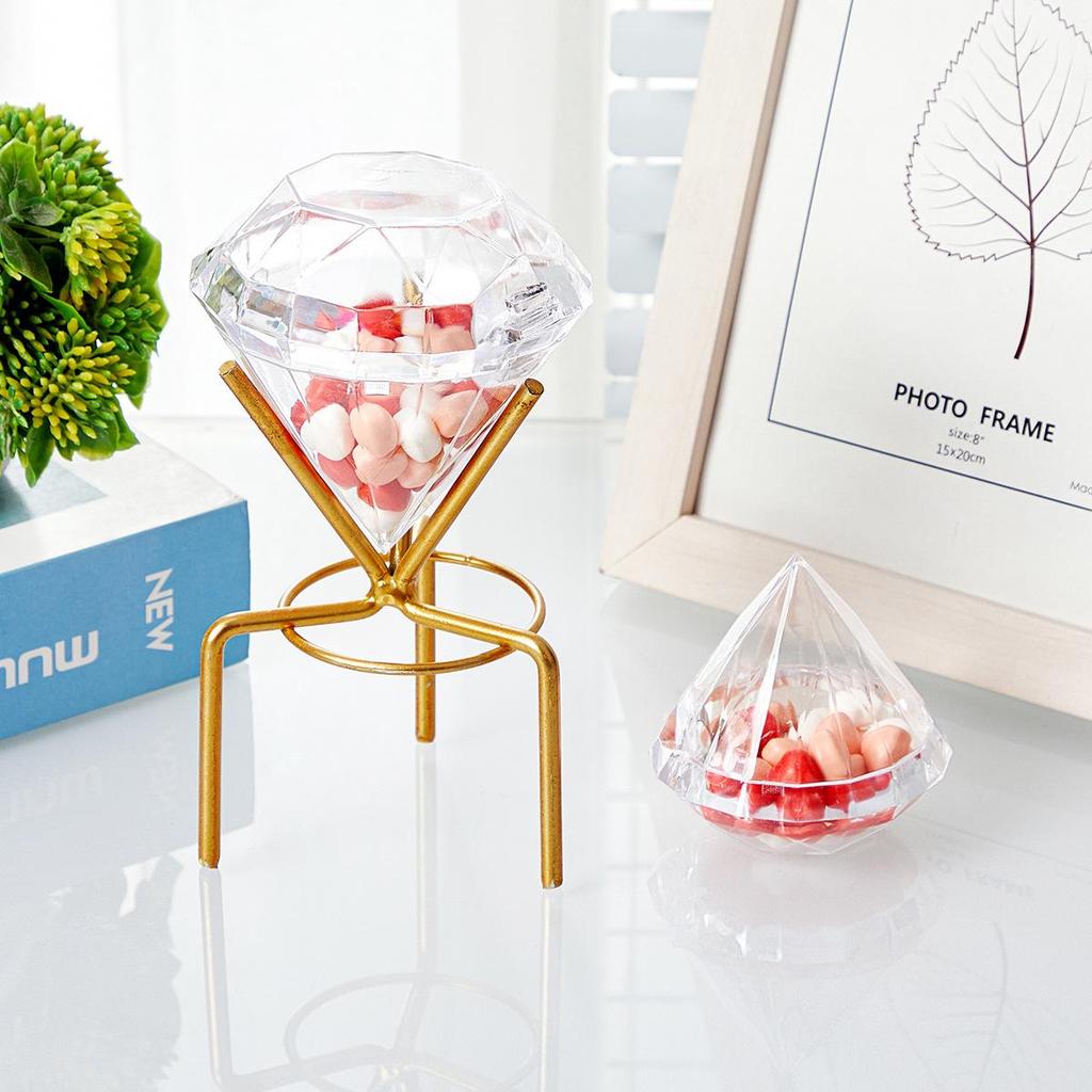 Transparent Diamond European Wedding Candy Gift Box