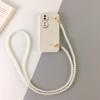 Crossbody Pearl Lanyard Halskette Hülle für Honor 90 Pro 80 70 60 50 40 30 20 Pro Plus Ultra Lite Schutzlinse Weiches Silikon Weiße Handyhülle