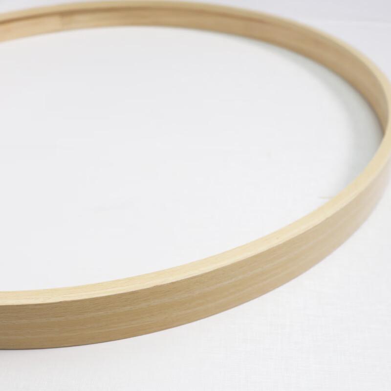 Hampton Black Walnut Round Pine Wood Picture Frame