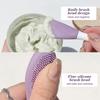 1/2/4pcs 2-in1 Silicone Facial Cleansing Brush, Pore Scrubber & Exfoliator for Blackhead Removal, Deep Cleaning Manual Tool