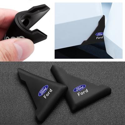 2/4Pcs Car Door Corner Anti-collision Covers Silicone Protector Anti-Scratch Cover For Taurus Escape Kuga Mustang Shelby ST