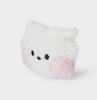 BT21 Mini Glitter Plush Hand Mirror – RJ / COOKY / KOYA / SHOOKY / MANG / CHIMMY