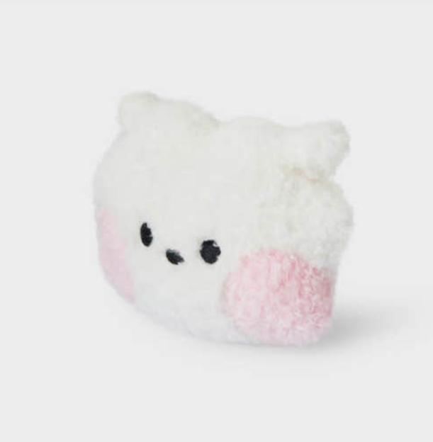 BT21 Mini Glitter Plush Hand Mirror – RJ / COOKY / KOYA / SHOOKY / MANG / CHIMMY