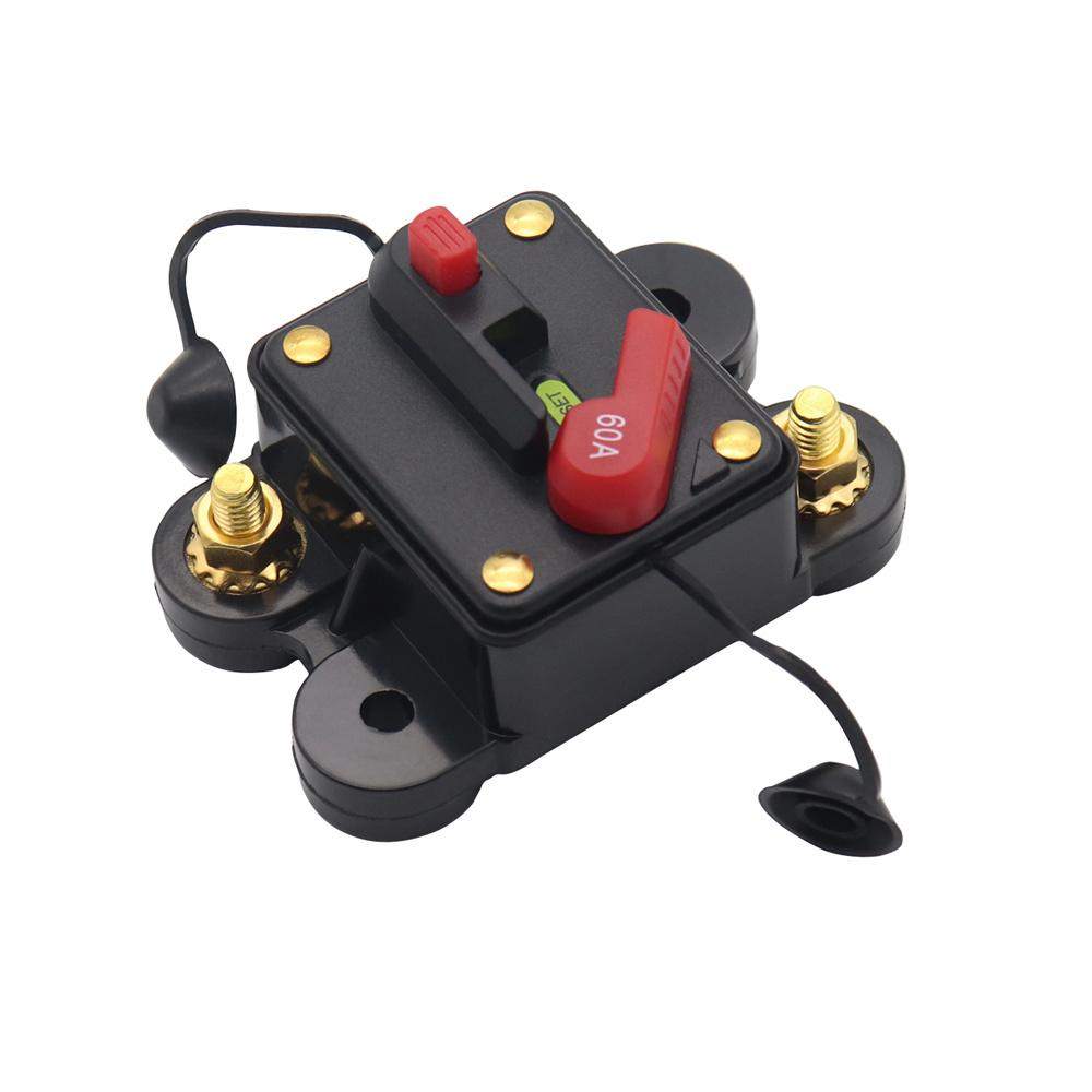 8-Color Adjustable Backlight 6 Gang Switch Panel Circuit Control Relay System Box Touch Control Panel for Boat Jeep UTV Caravan