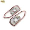 Fits For Honda Fit Jazz 2018  Chrome Front Fog Lamp Light Cover Trim Bezel