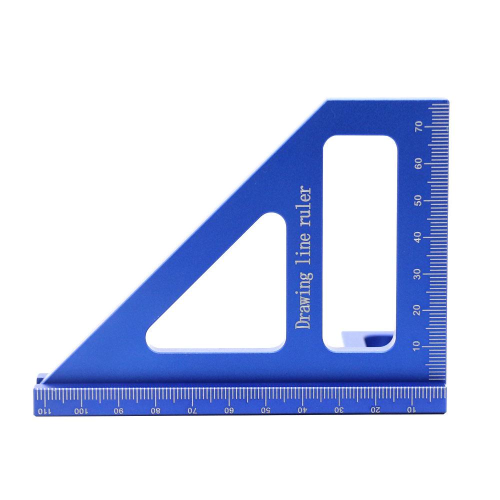 Riglă de marcare pentru prelucrarea lemnului, riglă de unghi drept, riglă de unghi, riglă triunghiulară, dispozitiv de marcare, indicator de marcare, dispozitiv de unghi, riglă din aliaj de aluminiu