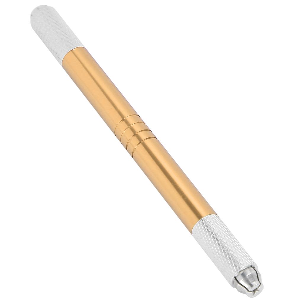 Professional Makeup Microblading Tattoo Pen Manual Eyebrow Lip Tattoo Pen AccessoryGold