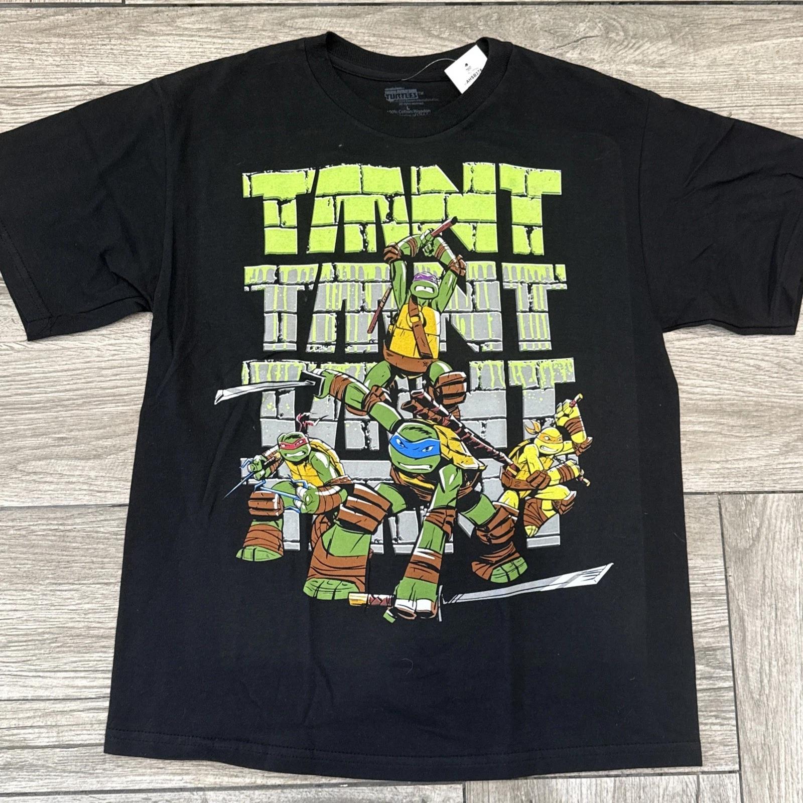 2016 TMNT Teenage Mutant Ninja Turtles Donatello Raphael Mich Leo 100% Cotton T-shirt Mens Tees Top Large S