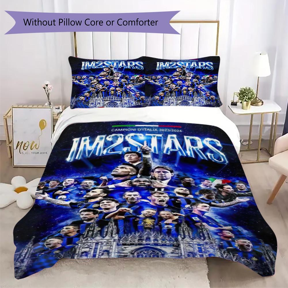 Famous F.C. Internazionale Milano football player Lautaro Martínez Home Decoration Soft Bedding Down Pillowcase Duvet Cover (without core) L10