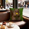 cute animal squirrel Cushion Cover Decorative Cushion Cushions Covers Cover Sofa x Pillow Piece x x Pillowcase