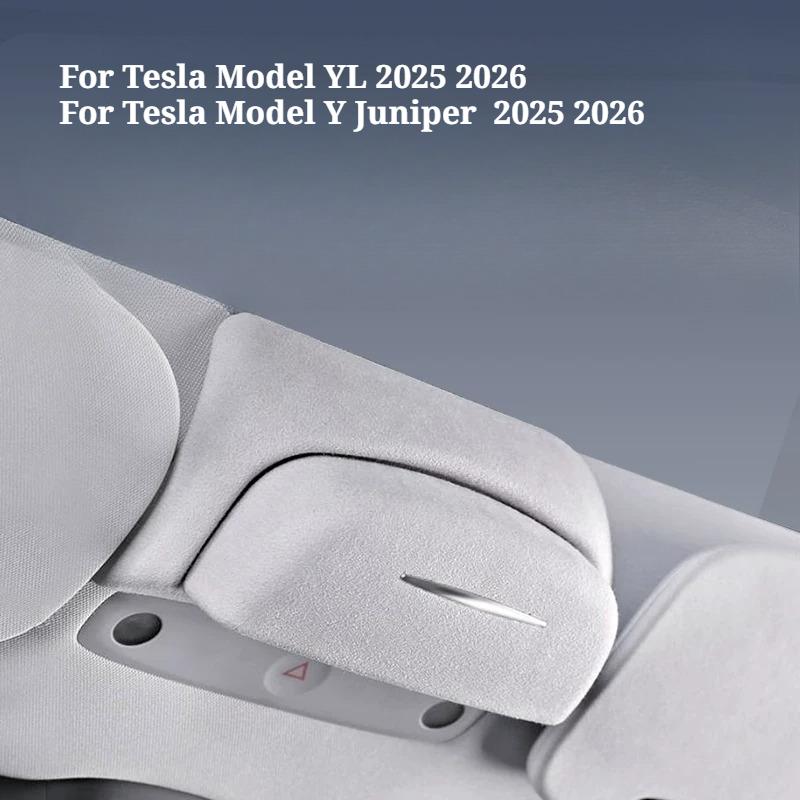 For Tesla Model YL Y Juniper 2025 2026 Glasses Case Wear-Resistant Sunglasses Holder Storage Box Eyeglasses Organizer Case