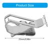 50Pcs Trailer Frame Wire Clips Solar Panel Wire Clips 304 Stainless Steel Cable Clamps Double-Wire Clip for PV Wiring